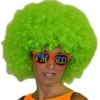Perruque Afro Verte