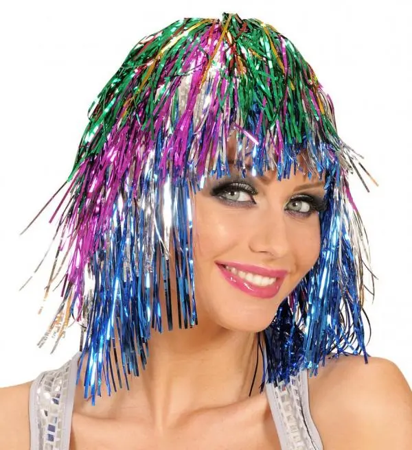 Perruque Disco Multicolore 3 Perruque Disco Multicolore