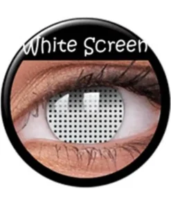 Lentilles Cosmétiques WHITE SCREEN