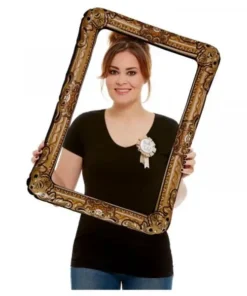 Cadre Photo Gonflable Doré 70cm