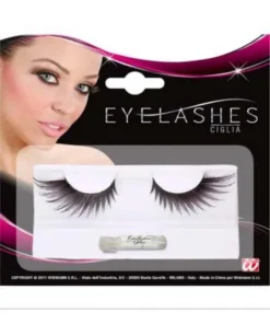 Faux Cils Noir Forme Ailes