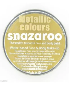 Boite Maquillage Métal Snazaroo Or