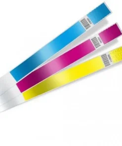 100 Bracelets Contrôle D'accès Vert Papier