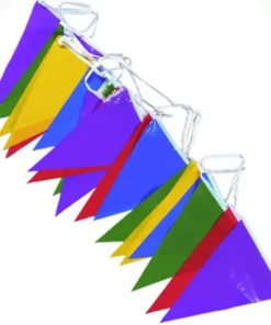 Guirlande Fanions Plastique 10 Mètres