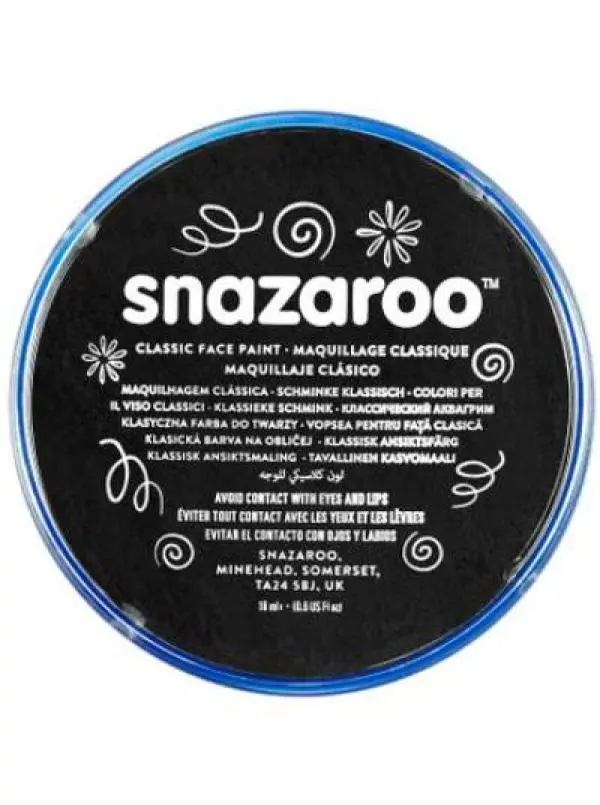 Maquillage 18 Ml Snazaroo Noir 3 Maquillage 18 Ml Snazaroo Noir
