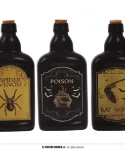 Fiole De Venin 19cm En Verre à Remplir