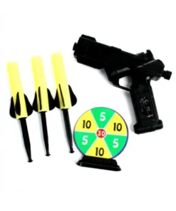 Pistolet Fleches Mousse Et Cible (E9-9)