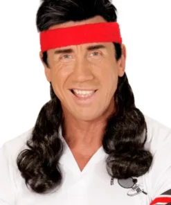 Bandeau De TĂȘte Avec Cheveux Noir