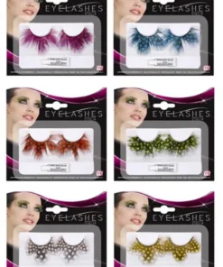 Faux-cils à Plumes Extra-longs