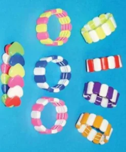 12 Bracelets En Plastique (E8-4)