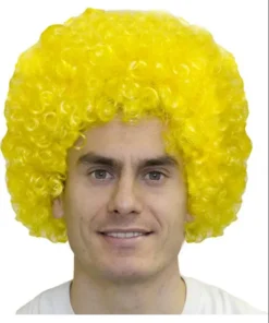 Perruque Pop Jaune