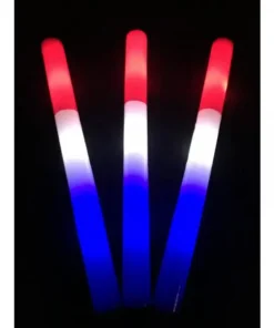 Baton Lumineux 3 Effets Bleu/blanc/rouge