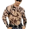 Tee Shirt Tatoo Tribal Homme