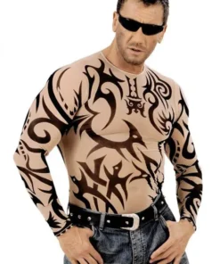 Tee Shirt Tatoo Tribal Homme