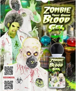 Faux Sang Gel Vert De Zombie 20ml