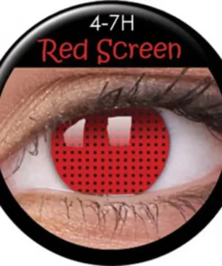 Lentilles Cosmétiques RED SCREEN