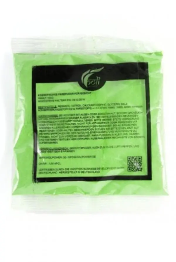Poudre Holi Verte 70g 4 Poudre Holi Verte 70g – Image 2