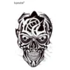 Tatouage Temporaire Tête De Mort Tribal